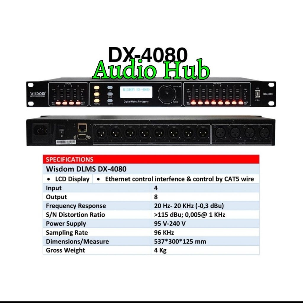 Speaker Management Wisdom DX4080 DLMS DX 4080 DLMS  DX 4089DLMS Original