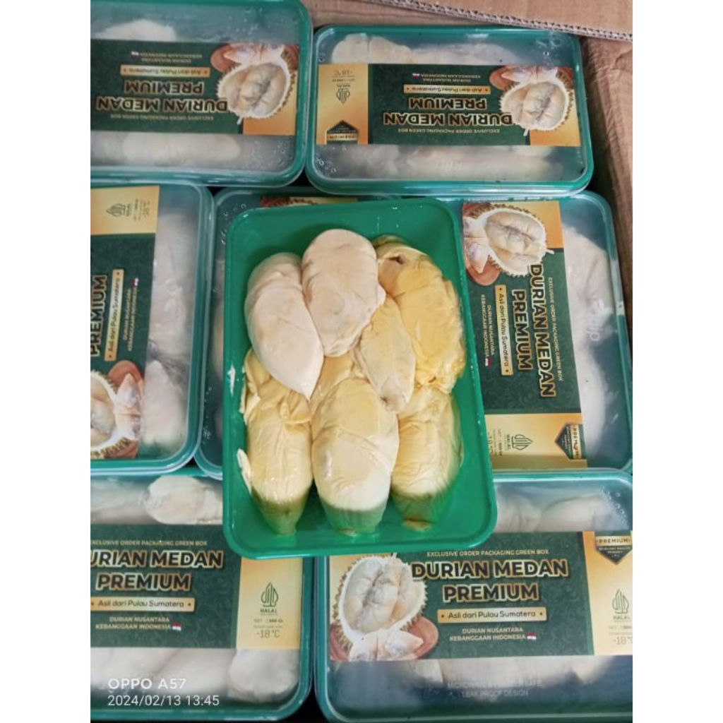 DURIAN KUPAS MEDAN PREMIUM 500gr DURIAN KUPAS MANIS 500gr DURPAS MEDAN PREMIUM