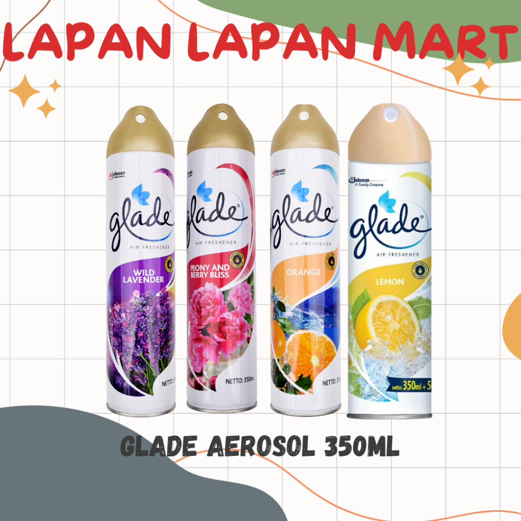Glade Aerosol 350ml (Pengharum Ruangan)