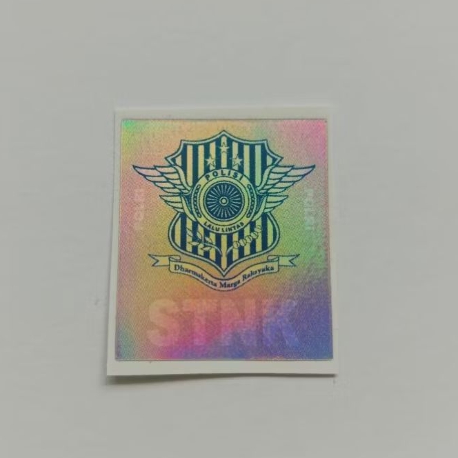 stiker hologram glossy STNK/SIM