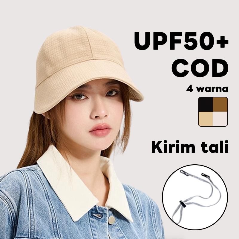 topi bucket topi baseball topi pantai topi cewek kekinian hijab topi wanita anti uv matahari topi wa