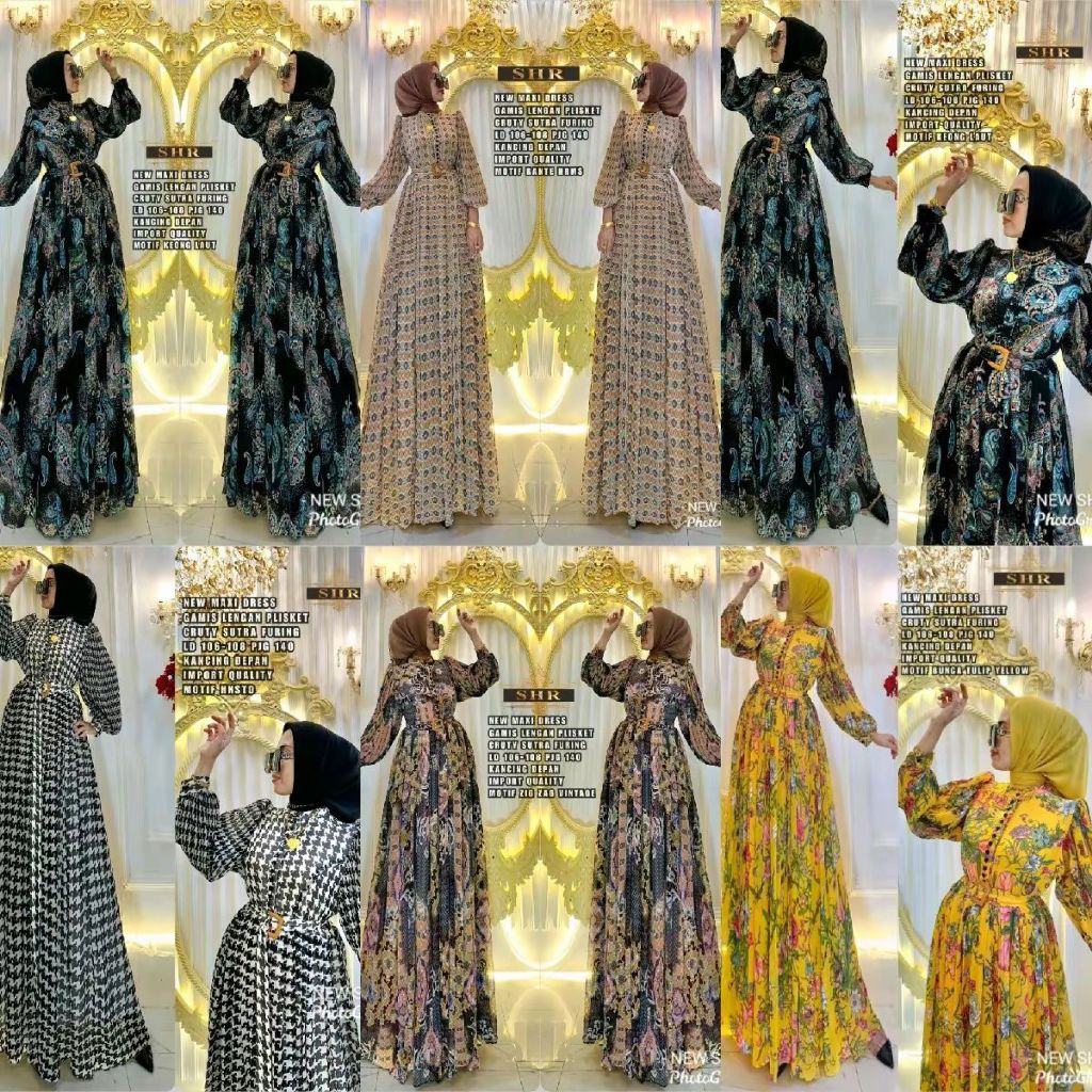 SHR ORI GAMIS LENGAN PRISKET CERUTY SUTRA FURING