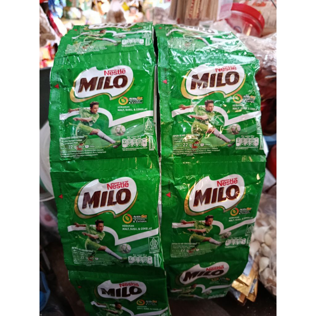 Milo Saset 1 Renteng Isi 10