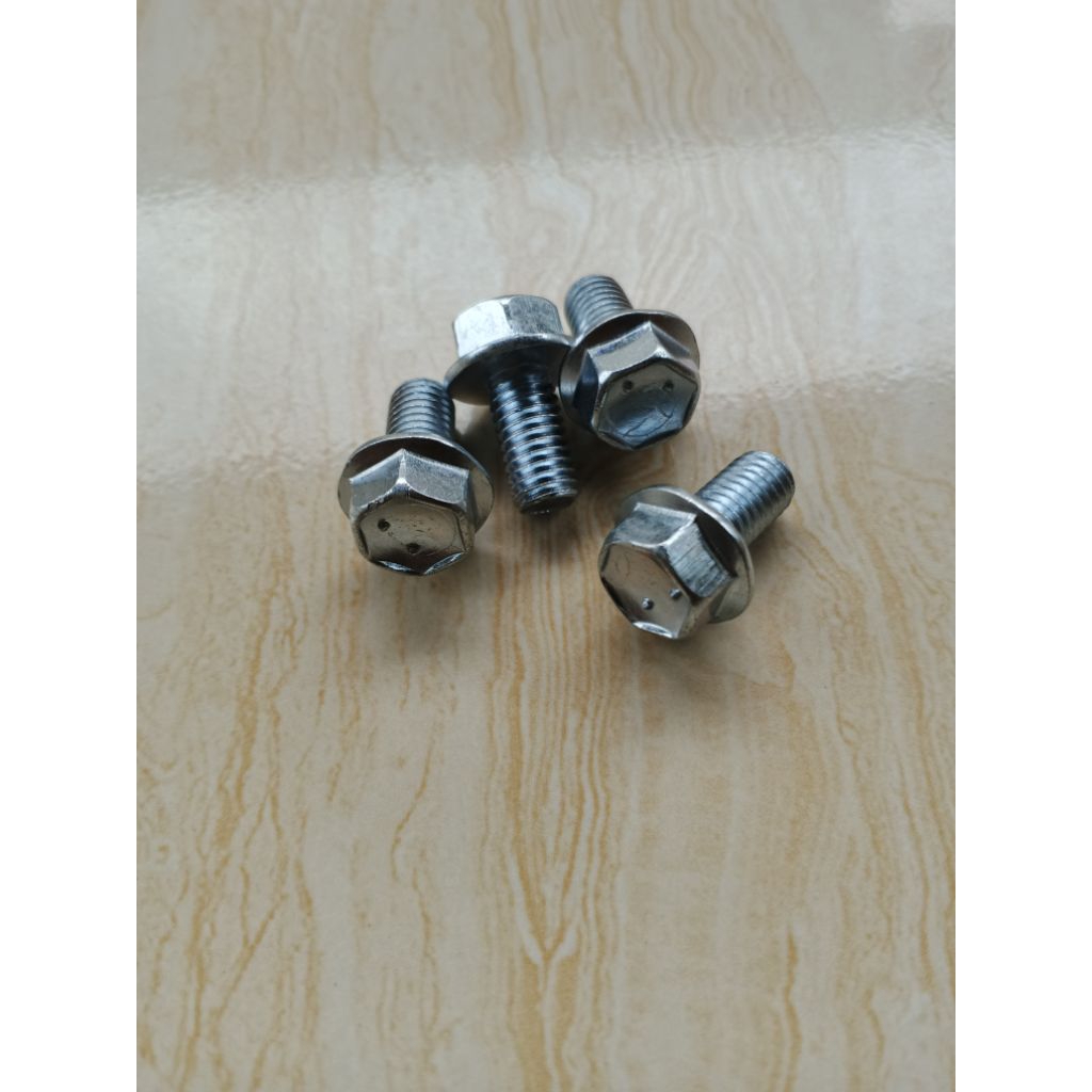 BAUT FOOT STEP Baut flange bolt 8x20,kunci 12 panjang 2cm