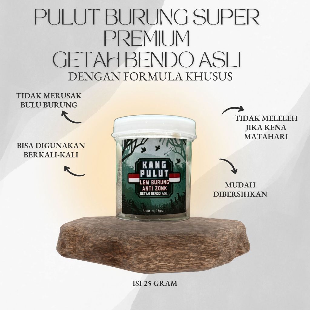 LEM PULUT super premium 25gr / leget pulut getah bendo asli