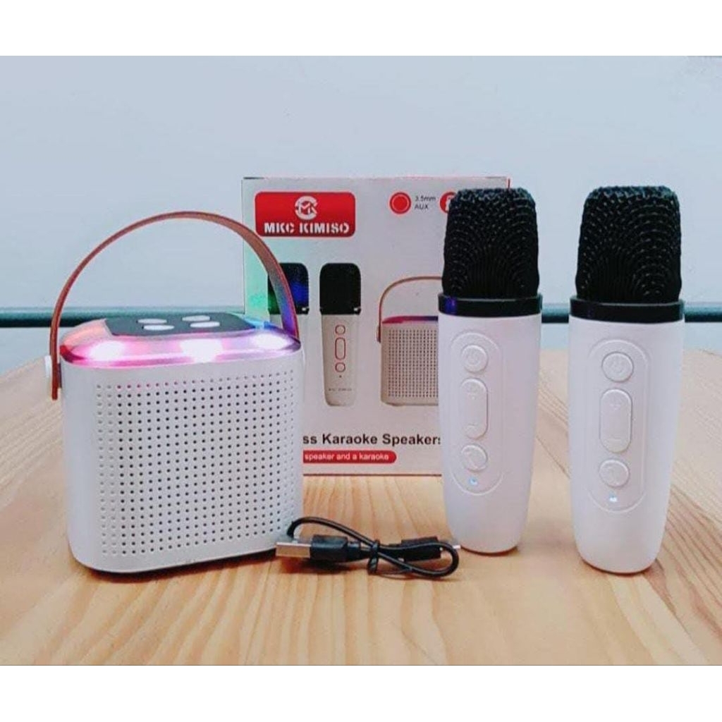 Speaker spiker wireless bluetooth karaoke Y1 portable plus mic