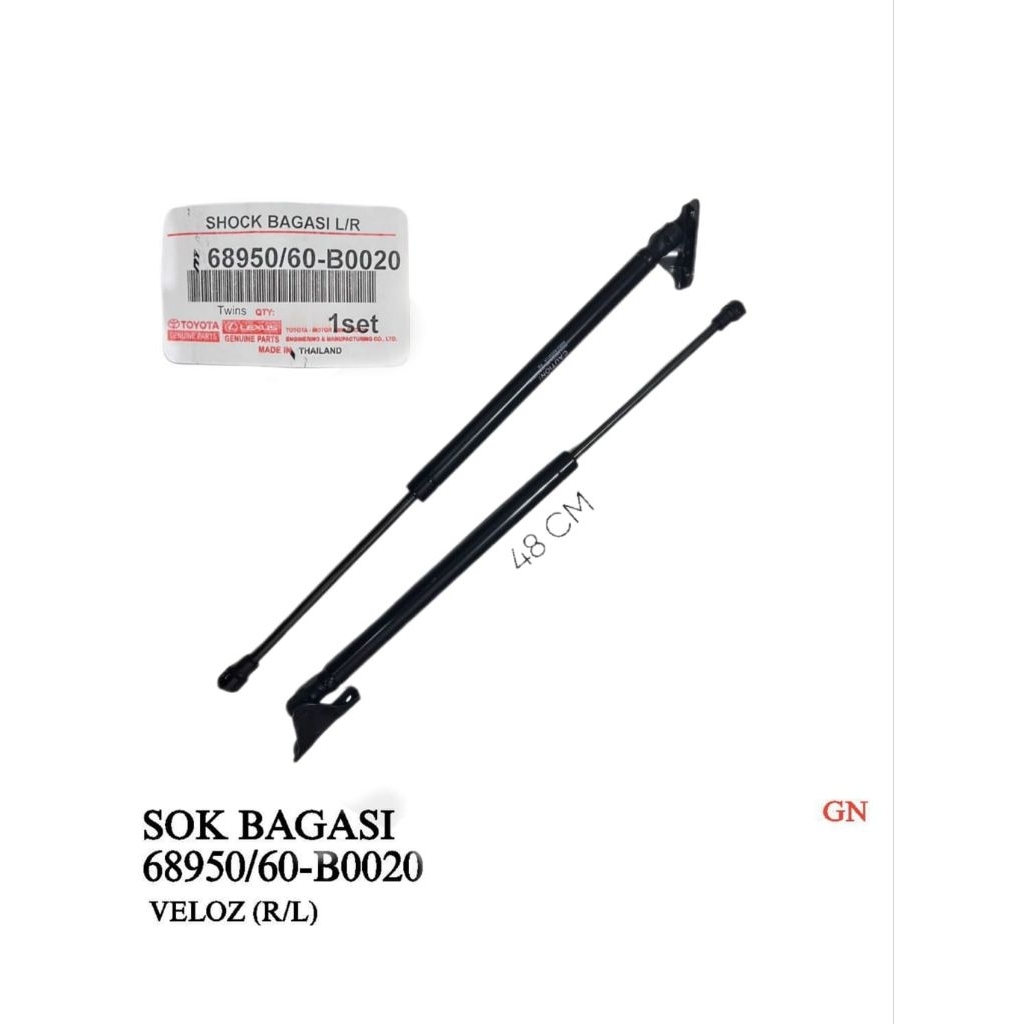 SHOCK BAGASI VELOZ (R/L) 68950/60-B0020