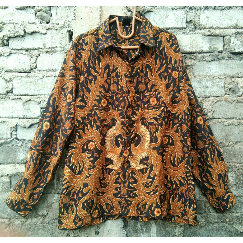 Kemeja Batik Pria Klasik XL DanarHadi Preloved