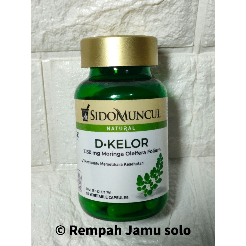 Sido Muncul Natural D'Kelor isi 30 Kapsul (Sari Daun Kelor)
