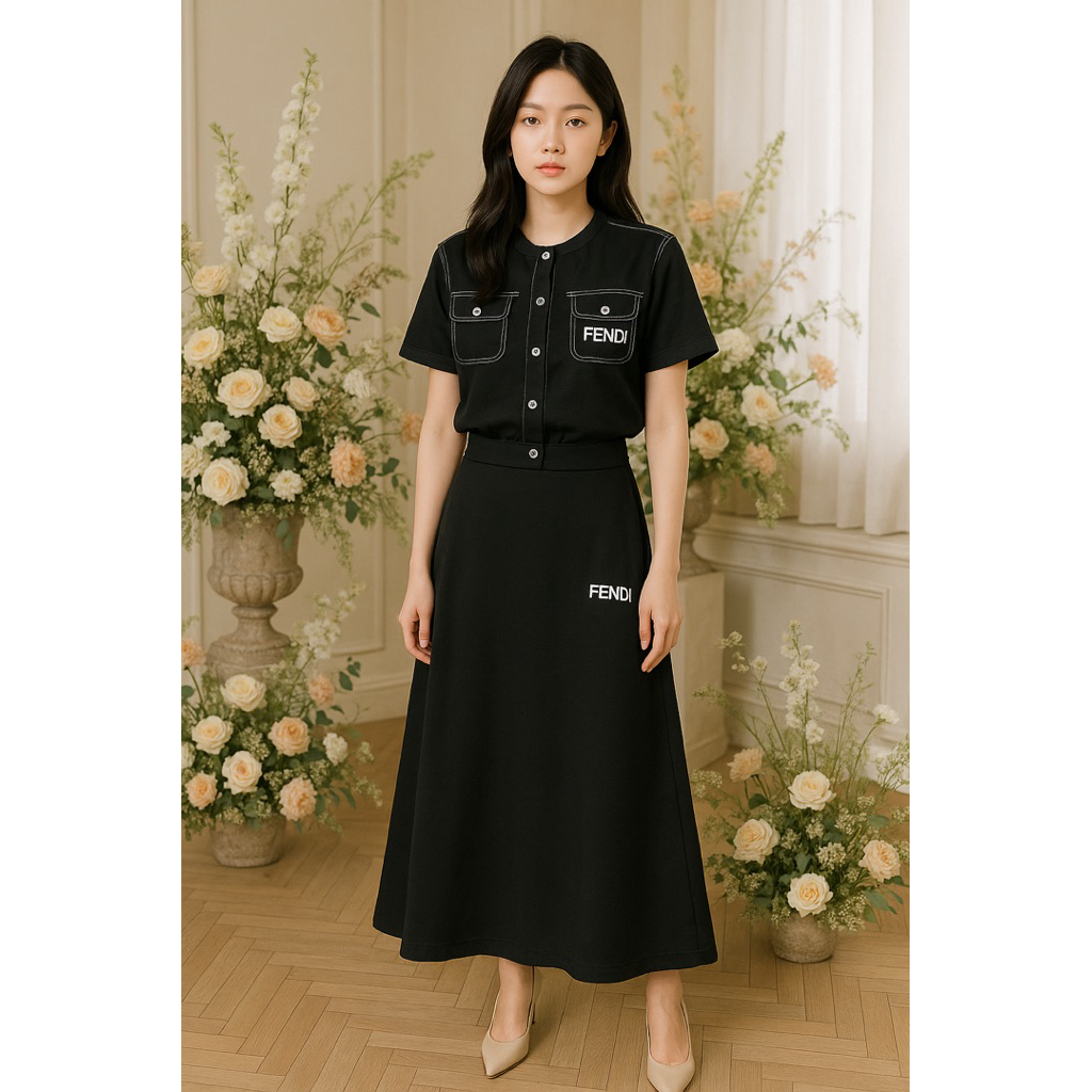 termurah set rok ff bordir timbul tag label