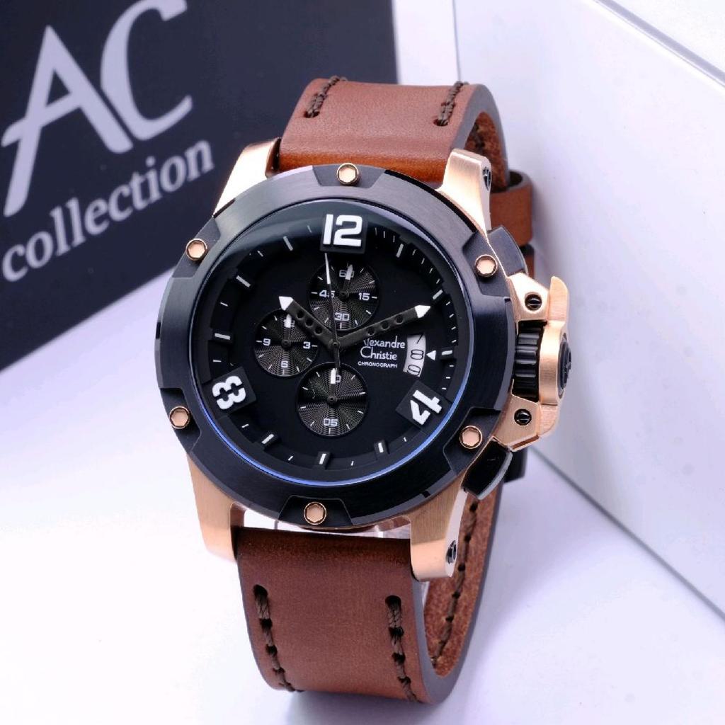 Jam Tangan Alexandre Christie Pria AC 6295 AC6295 Original Garansi Resmi Alexander Christie 6295