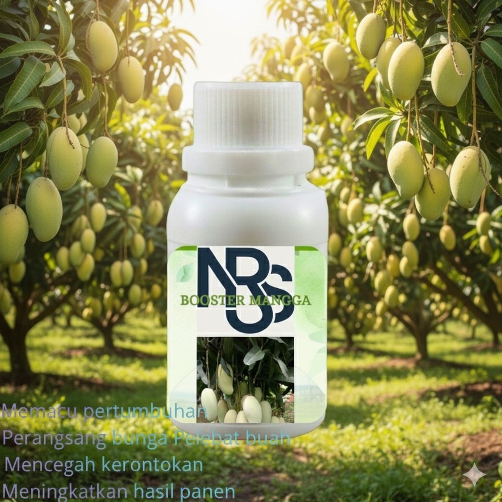 Pupuk Booster Organik Buah Mangga Cepat Berbuah || Pupuk Organik Pelebat Buah Mangga 100ml