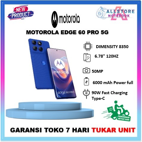 Handphone MOTOROLA EDGE 60 PRO 5G 12GB 256GB