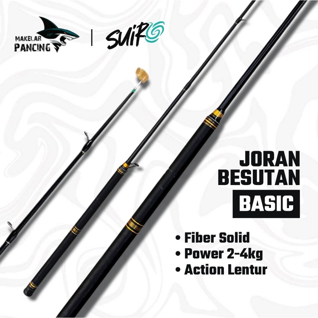 Joran Kolam Besutan Fiber Solid Custom - Free Packing PVC