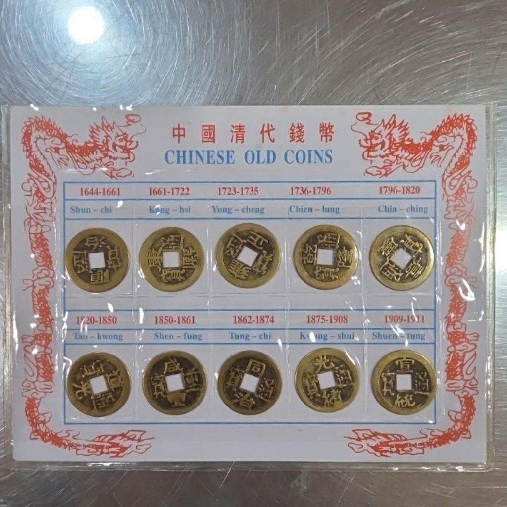 Coin Koin Kuno China Cina Kuningan panca