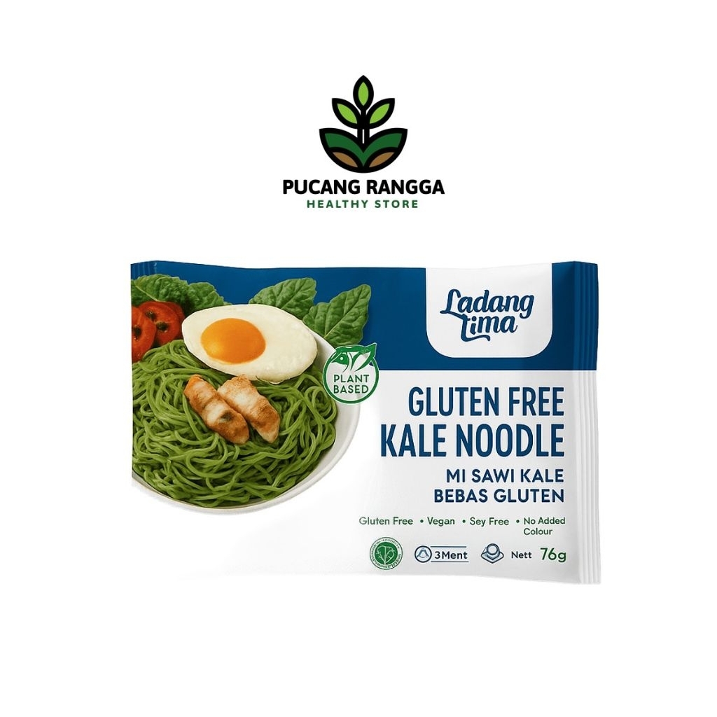 Mie gluten free rasa sawi