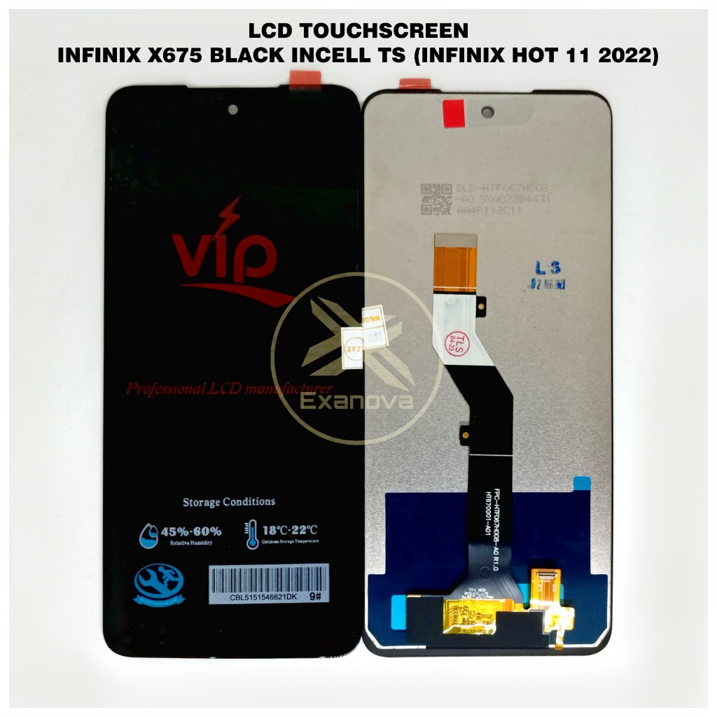 LCD TOUCHSCREEN INFINIX X675 TS INFINIX HOT 11 2022