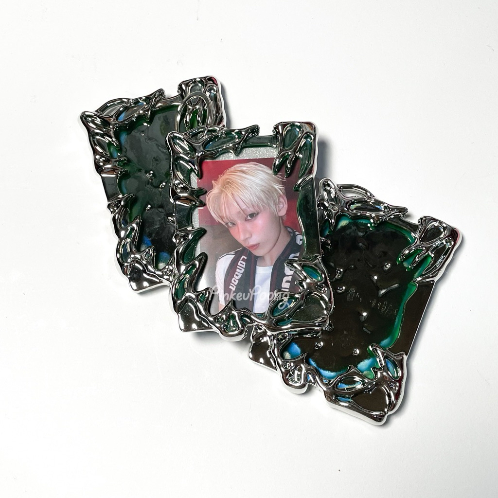 CAHOL CARD HOLDER SILVER PC PHOTO CARD LUCU AESTHETIC KPOP