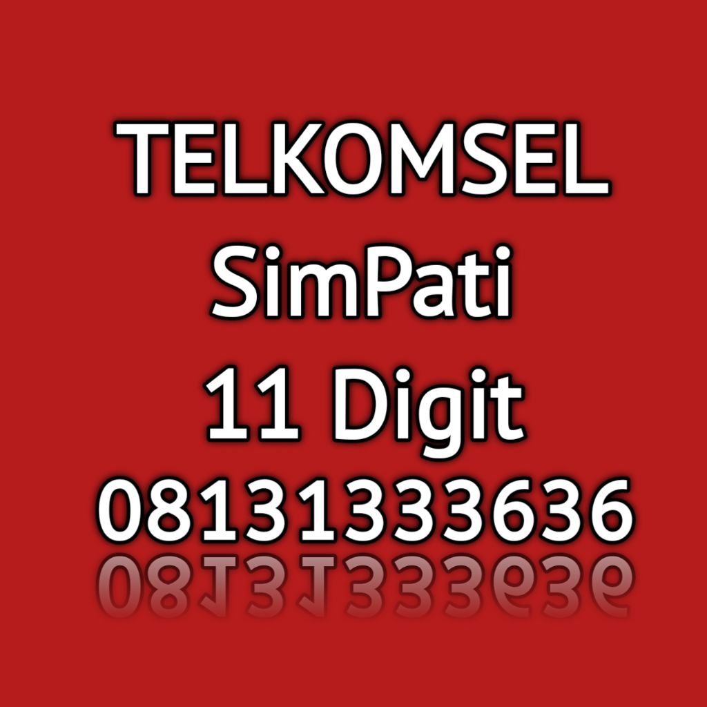 nomor cantik telkomsel simpati 11 digit 3636 ( 636 )