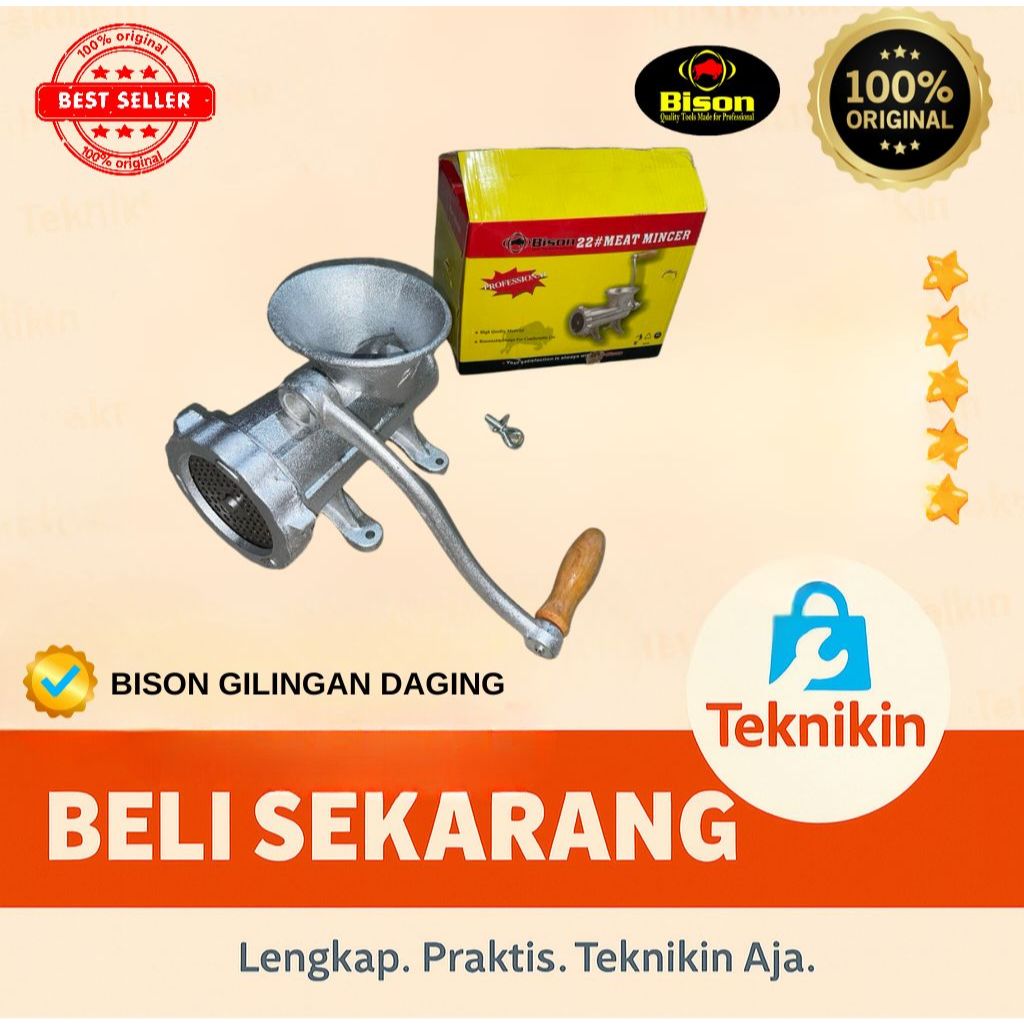 BISON gilingan daging manual no 22 meat mincer