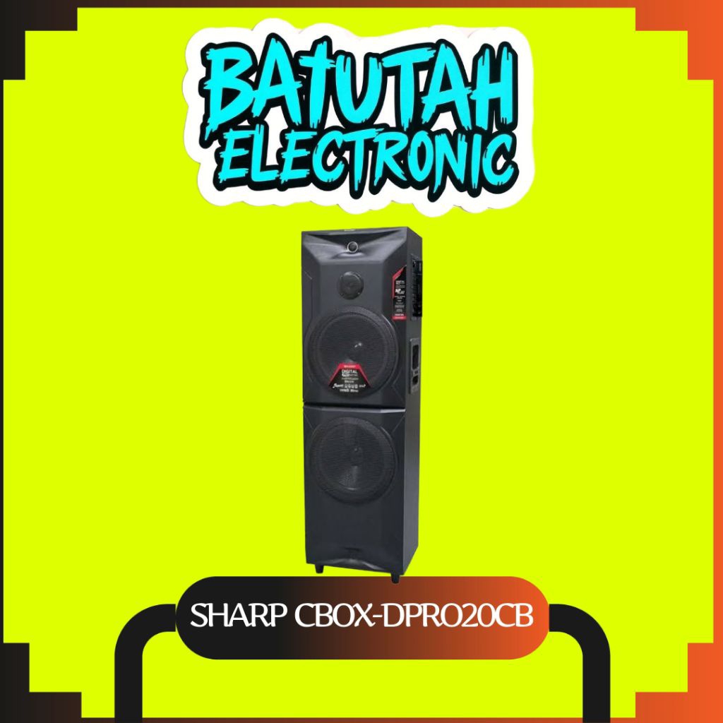 SHARP CBOX DPRO20CB SPEAKER BLUETOOTH KARAOKE