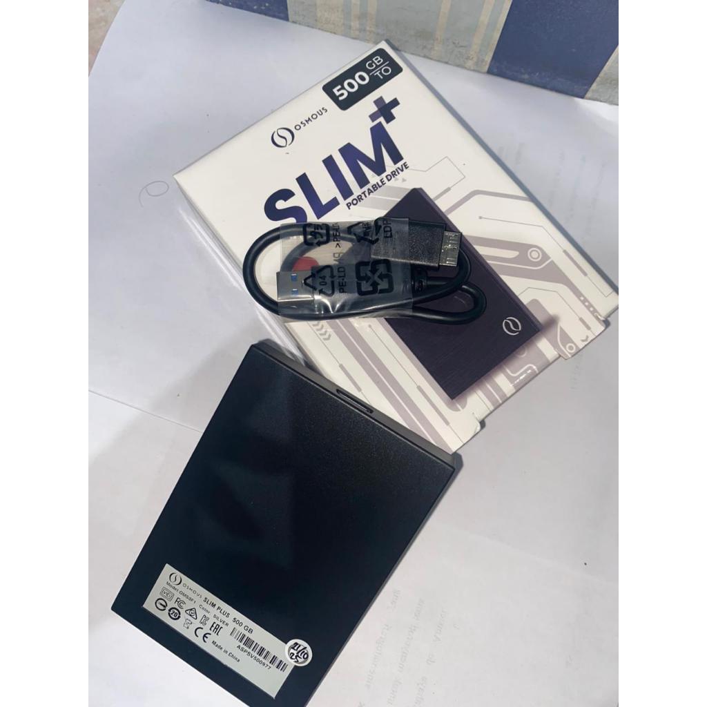 Hardisk Eksternal OSMOUS Slim 500GB