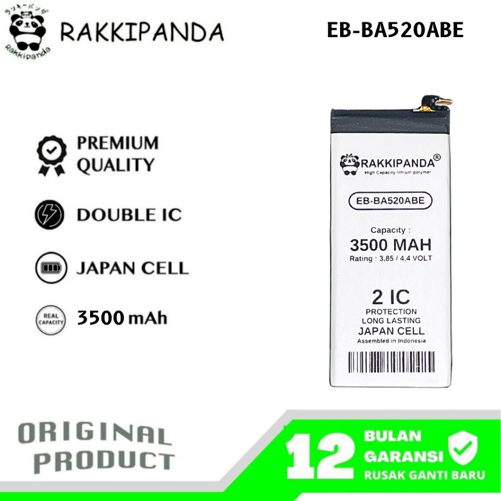 RakkiPanda - EB-BA520ABE Samsung A520 A5 2017 Batre Batrai Baterai