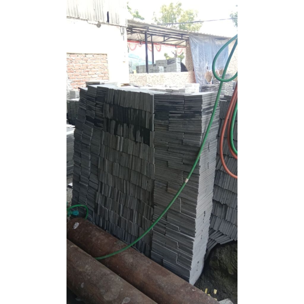 batu alam andesit 10x10cm /batu alam virall