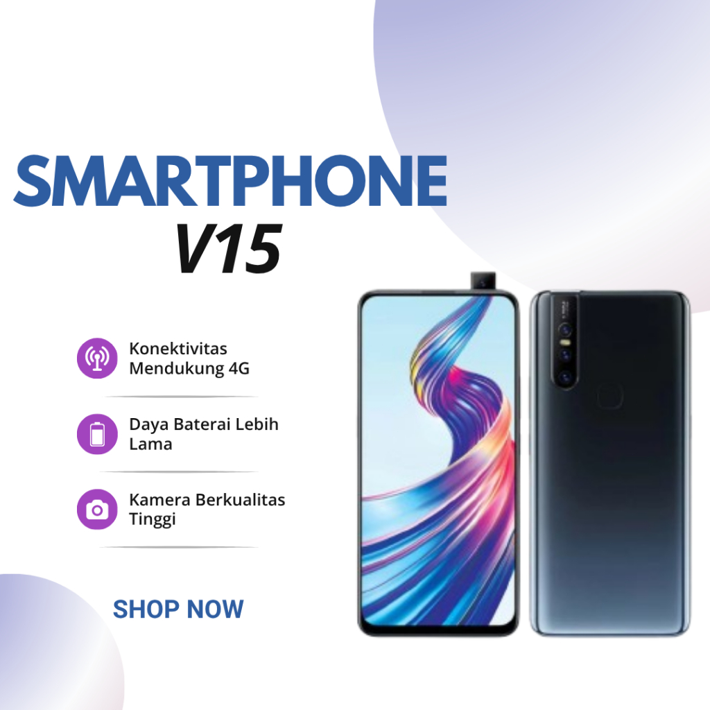 HP SMARTPHONE ADROID VIVO V15 RAM 8GB+256GB GARANSI 12 BULAN