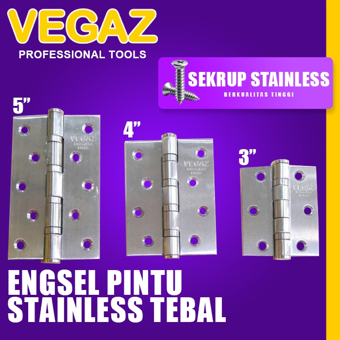 Engsel Stainless Engsel pintu rumah pintu gudang Engsel jendela Stainless engsel tebal tahan karat