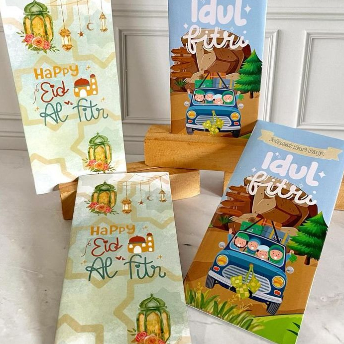 Amplop Lebaran Custom| Desain Unik & Lucu | Amplop THR Idul Fitri | Amplop Lebaran Anak & Keluarga