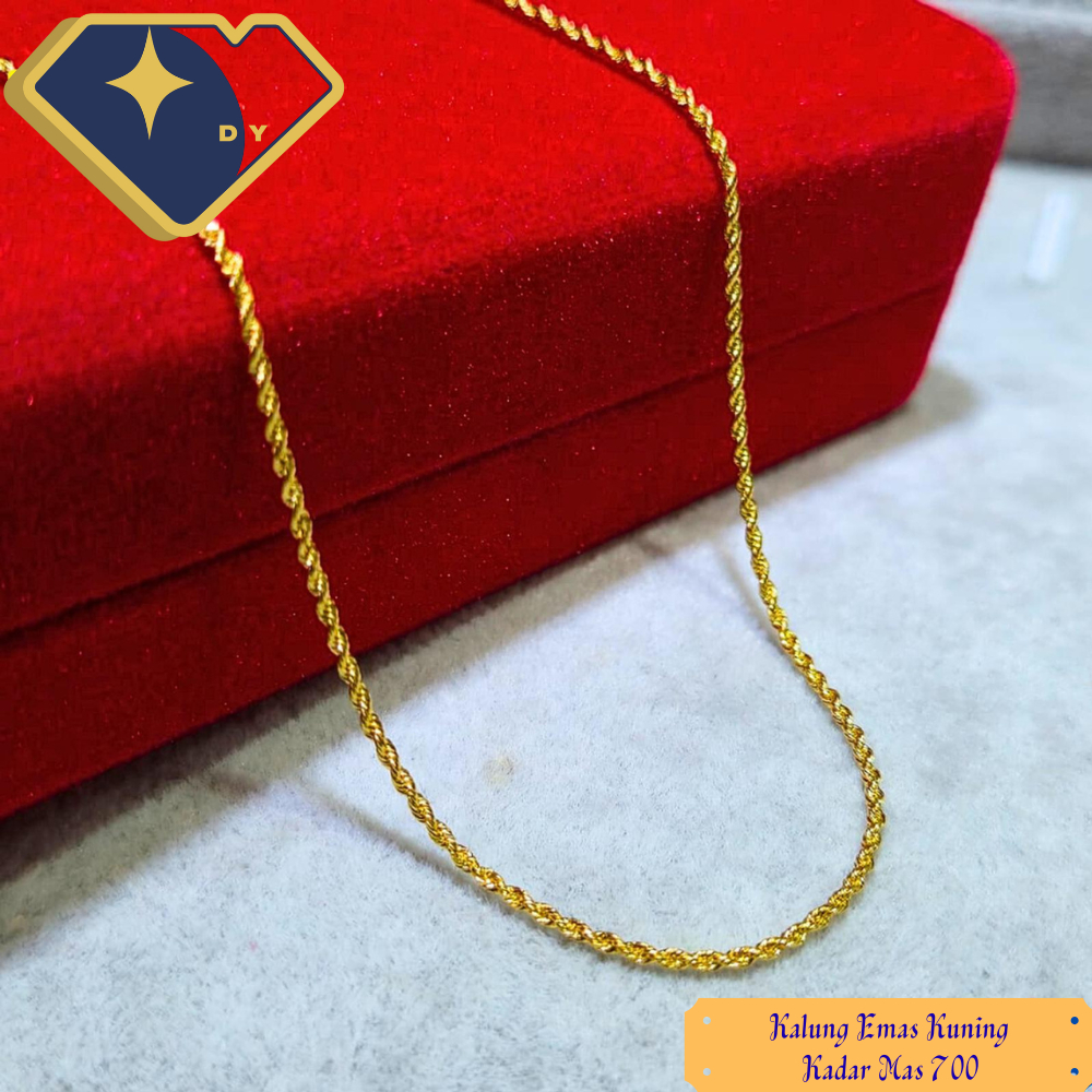 Kalung mas Kuning Rantai Terbaru Kadar mas 700