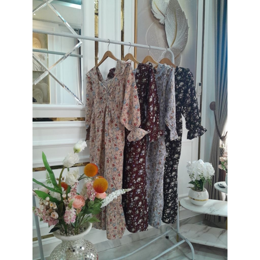 DRESS/MIDI YOLANDA RAYON PREMIUM HALUS