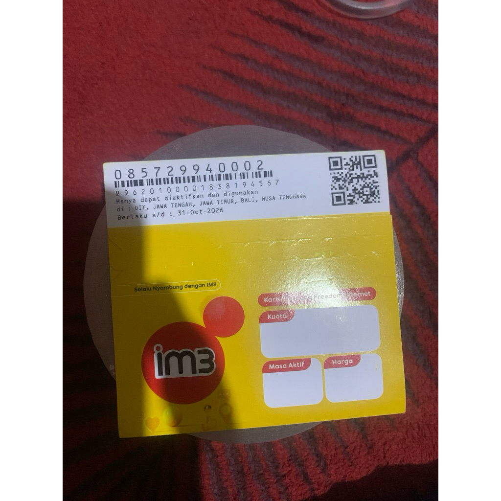 nocan perdana indosat