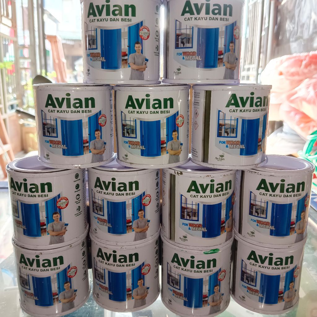 CAT MINYAK AVIAN KALENG KECIL 100 CC / CAT UNTUK KAYU DAN BESI