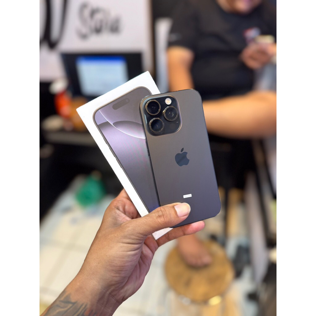 iphone 16 pro 256gb ibox second black titanium