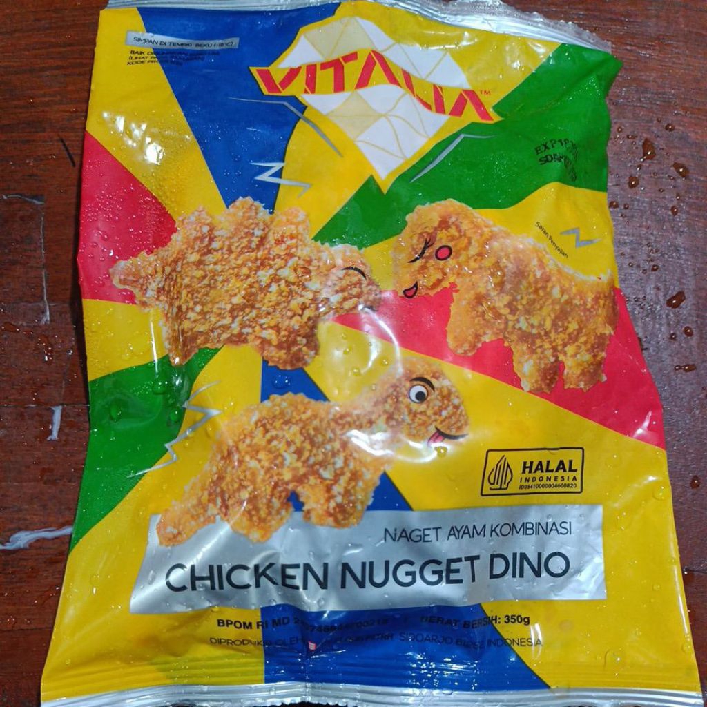 Naget ayam bentuk Dino Vitalia