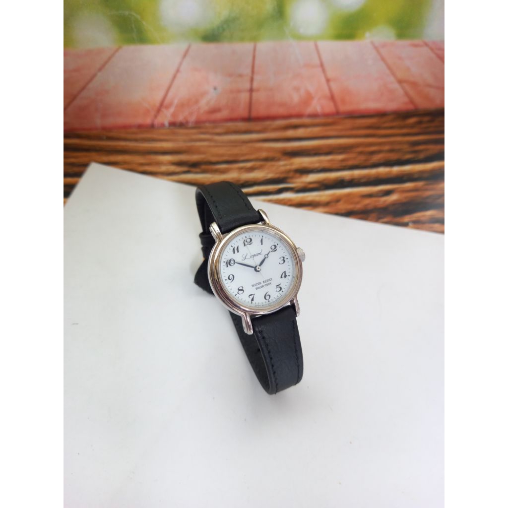 jj03353 jam tangan wanita citizen leopard solar tech tenaga surua