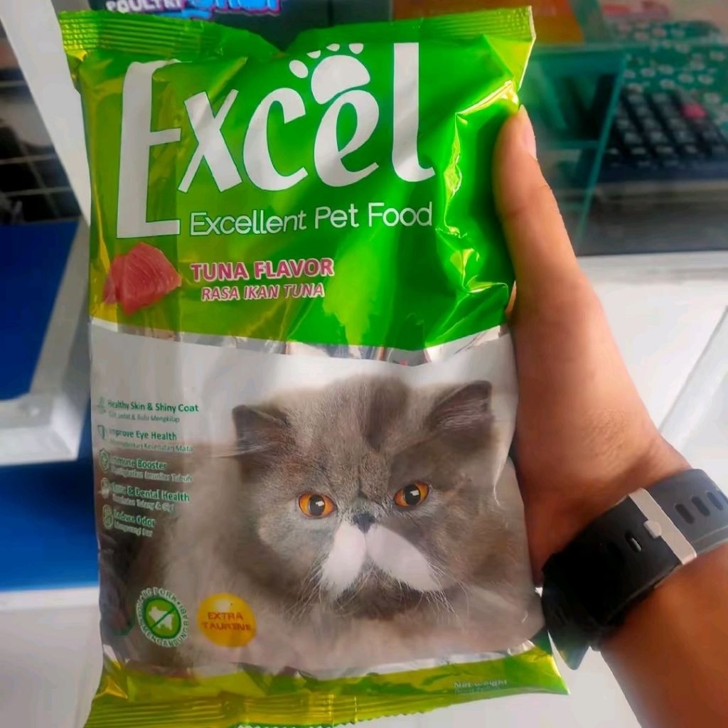Pakan kucing excel