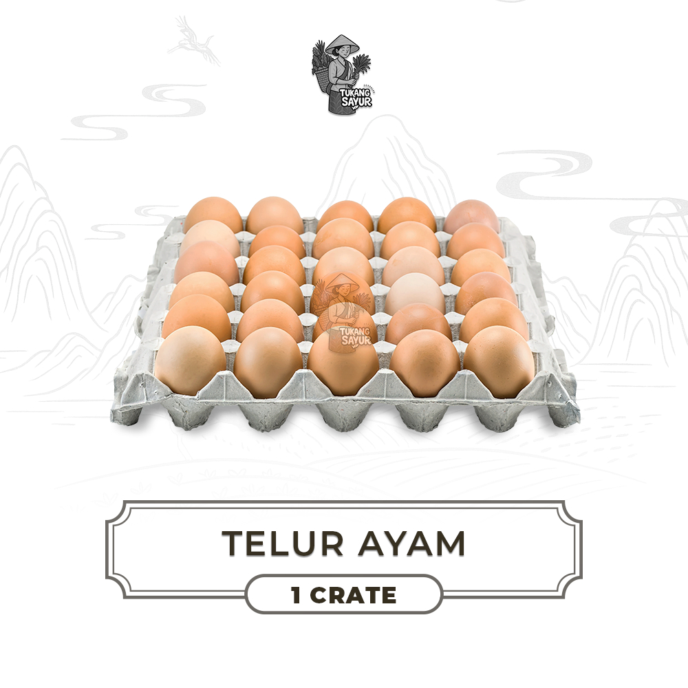 Telur Ayam 1 Krat – Tukang Sayur Denpasar