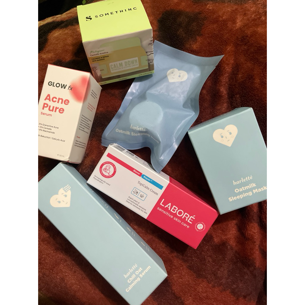 PRELOVED NEW SKINCARE GLOW FX/SOMETHINC/LABORE/HARLETTE