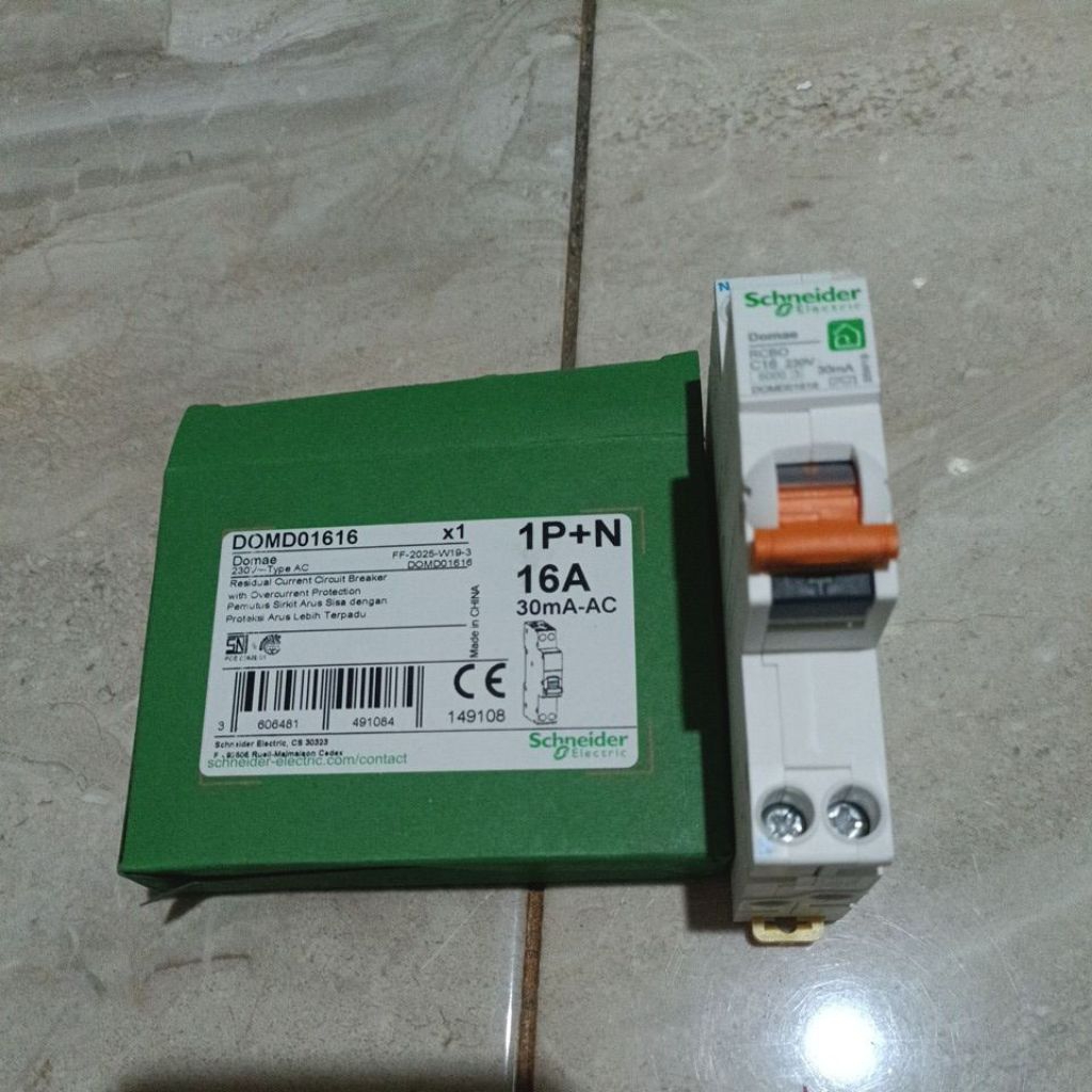 RCBO SLIM SCHNEIDER 16A