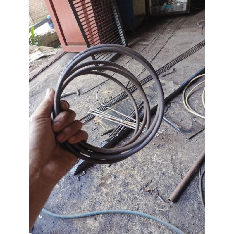 Lingkaran Ring Besi Ring Bulat Dekorasi Besi Bulat Diameter 11- 40 Cm