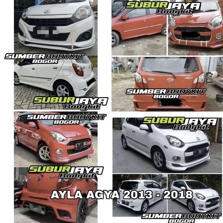 BODYKIT AGYA AYLA TAHUN 2013 - 2018 SEMUA MODEL Murah bodykit ayla 2011-2015  - STEFFANNY