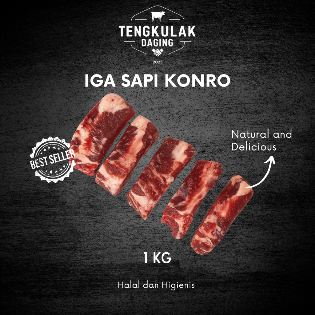 Iga Sapi Konro 1KG | Iga Sapi Segar untuk Sop dan Bakar
