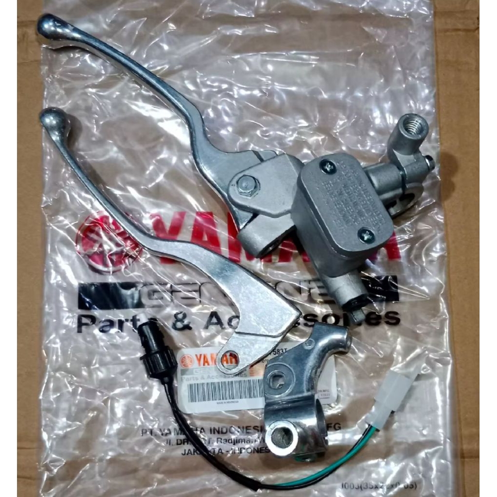 PAKETAN MASTER REM ATAS YAMAHA JUPITER MX NEW 135 + DUDUKAN SPION KIRI HENDEL KOPLING JUPITER MX OLD