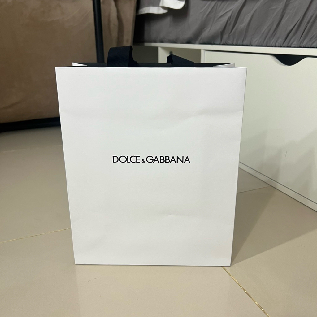 Dolce & Gabbana Paper Bag / Paperbag / Tas Kertas / Kantong Belanja