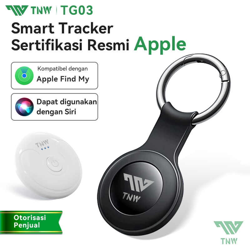 TNW TG03 Smart Tag Air Tag Mini Wireless Tracker Anti-hilang Pelacak Lokasi GPS Waterproof Key Finde