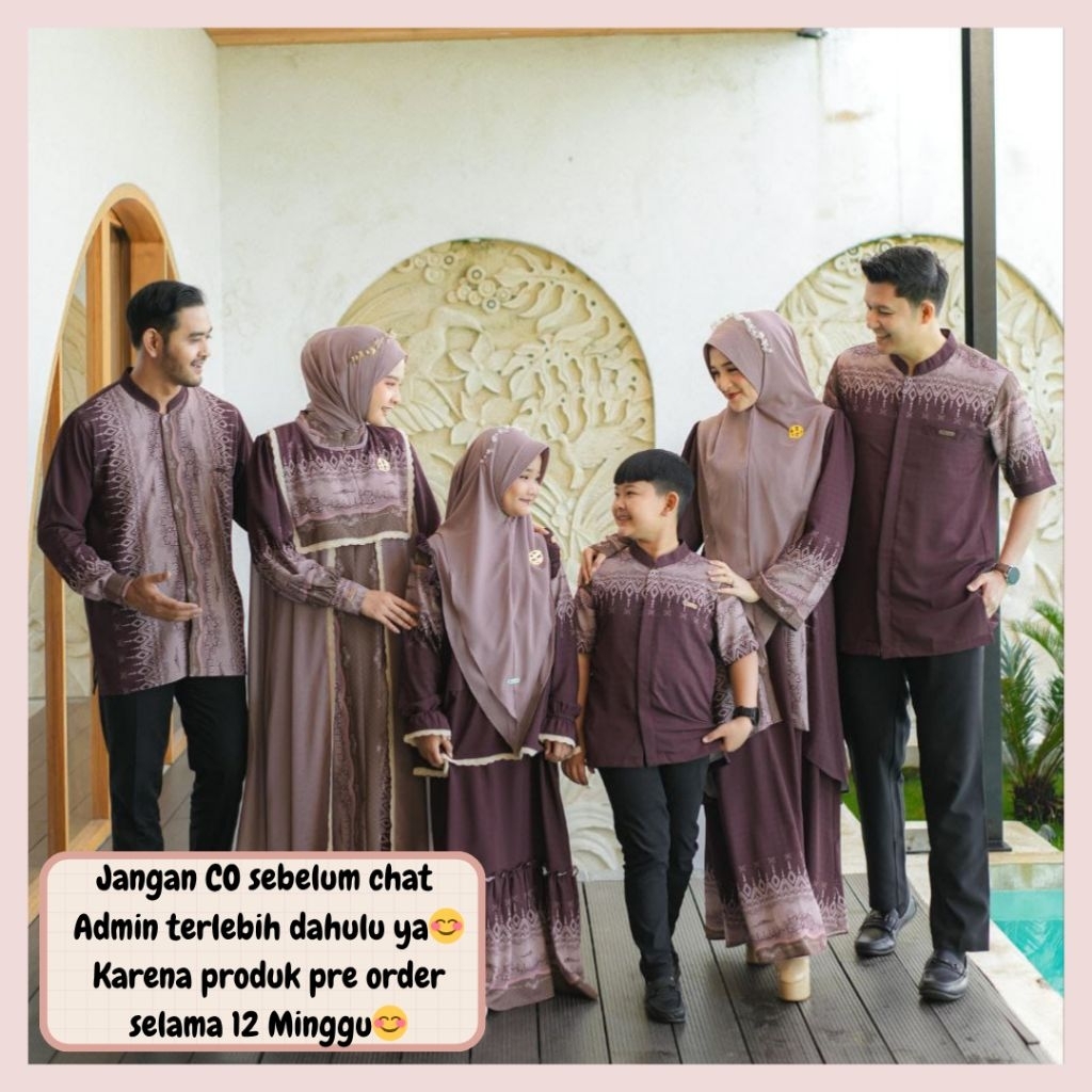 Zamira sarimbit lebaran 2026 by Hasnaliya OPEN PRE ORDER (Ready Februari 2026) family set couple mus