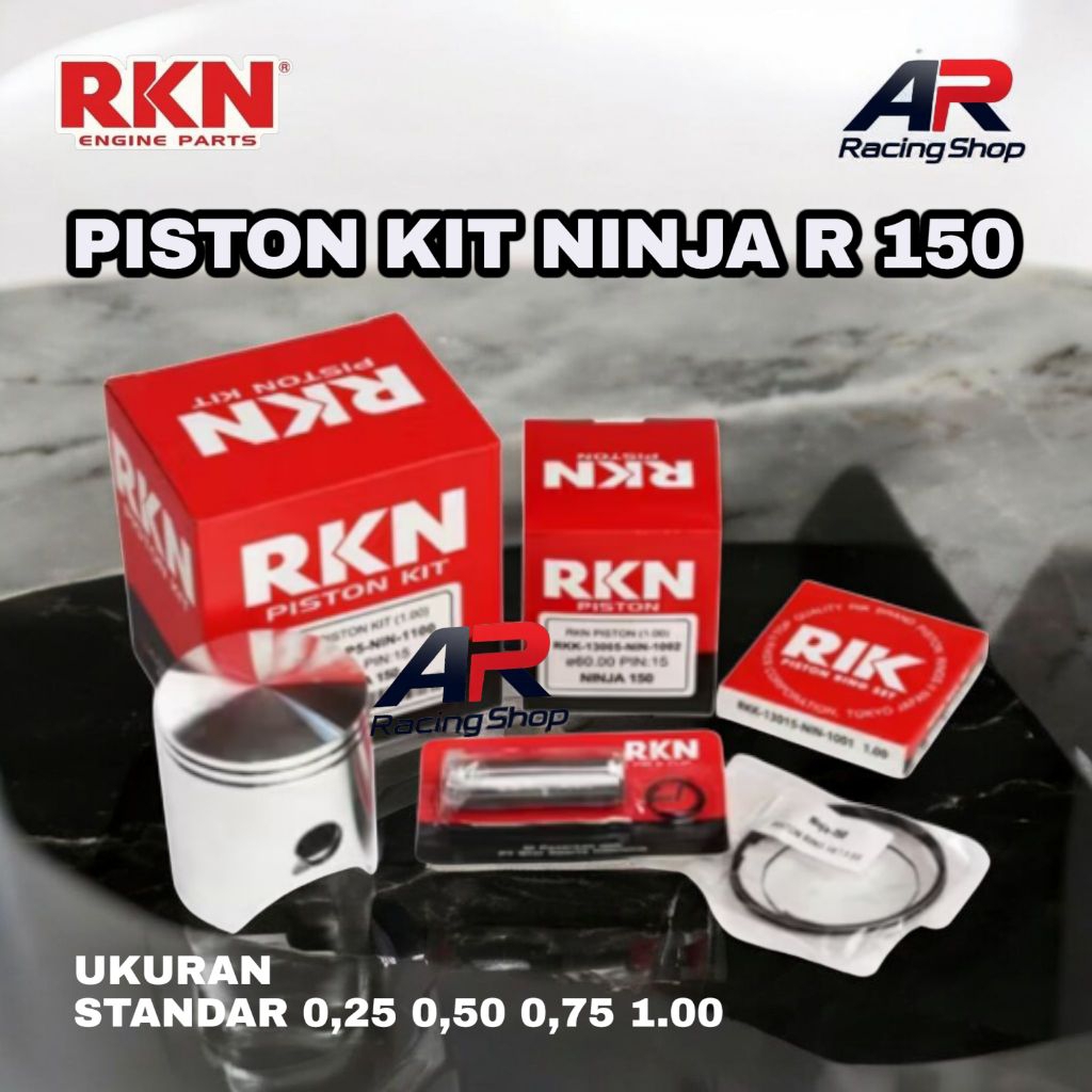 RKN Piston Kit Ninja R 150 Standar 25 50 75 1.00 Oversize Original RKN
